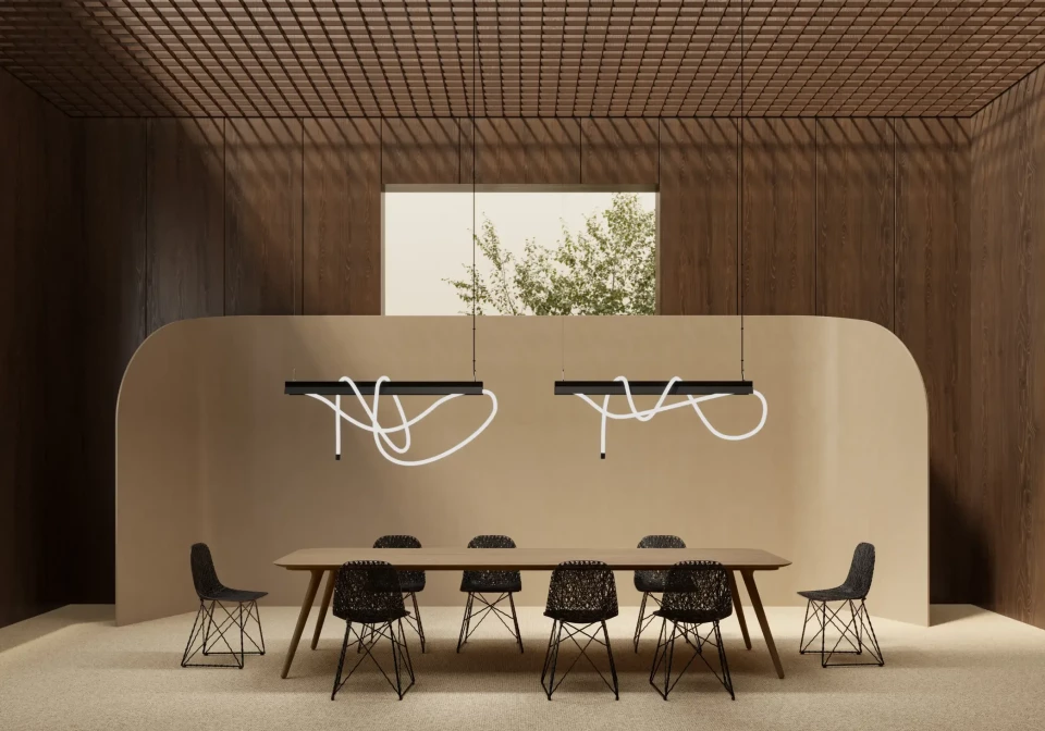 03 Horizontal Tube Light Office