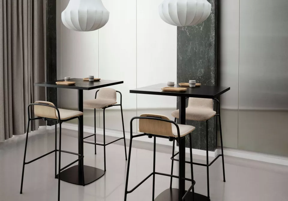 2020 Normann Copenhagen Studio Barstool 75 cm Synergy LDS74 Form CafTable Phantom Lamp