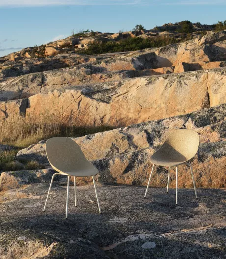 2023 Mat Chair Cream Steel Hemp Seaweed