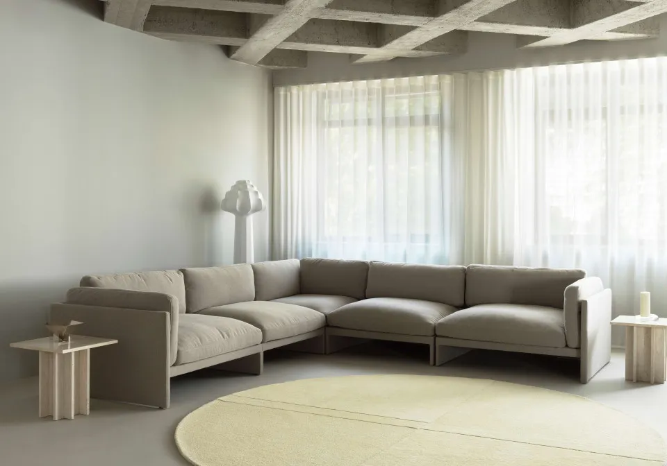 2025 Softy Modular Sofa 100 110 150 120 Level Rug Ø280 Light Yellow