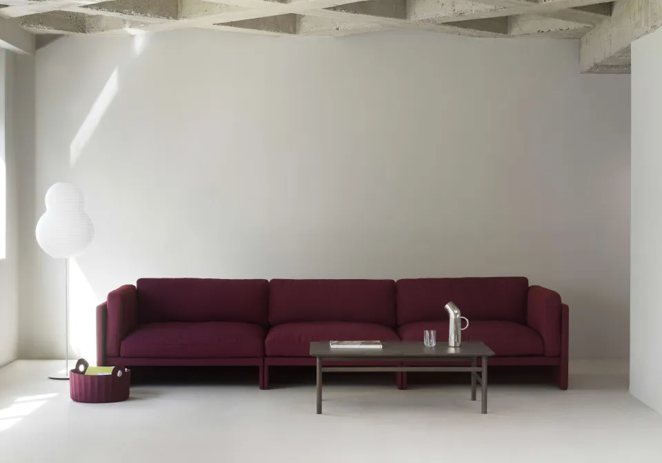 2025 Softy Modular Sofa 3seater 100 110 120 Colu Basket Burgundy Grow Table Large Dark Brown