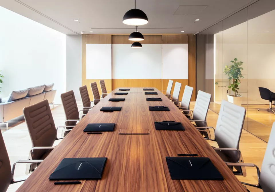 Modulaire vergadertafel van Vitra