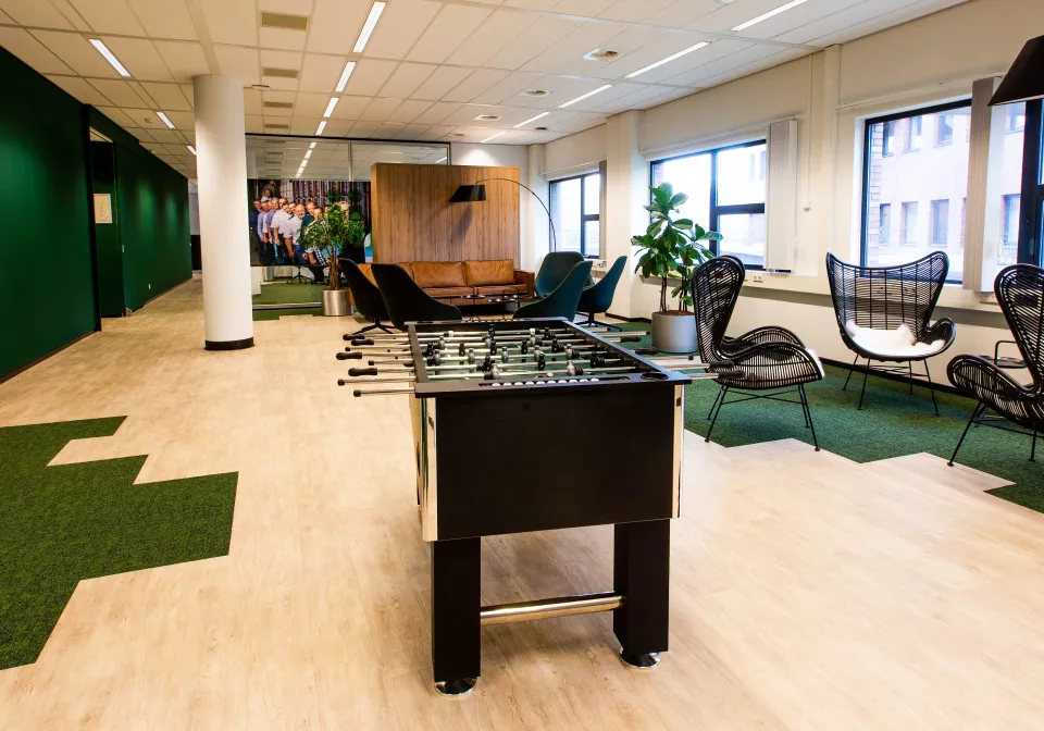 Sfeervolle kantoorinrichting
