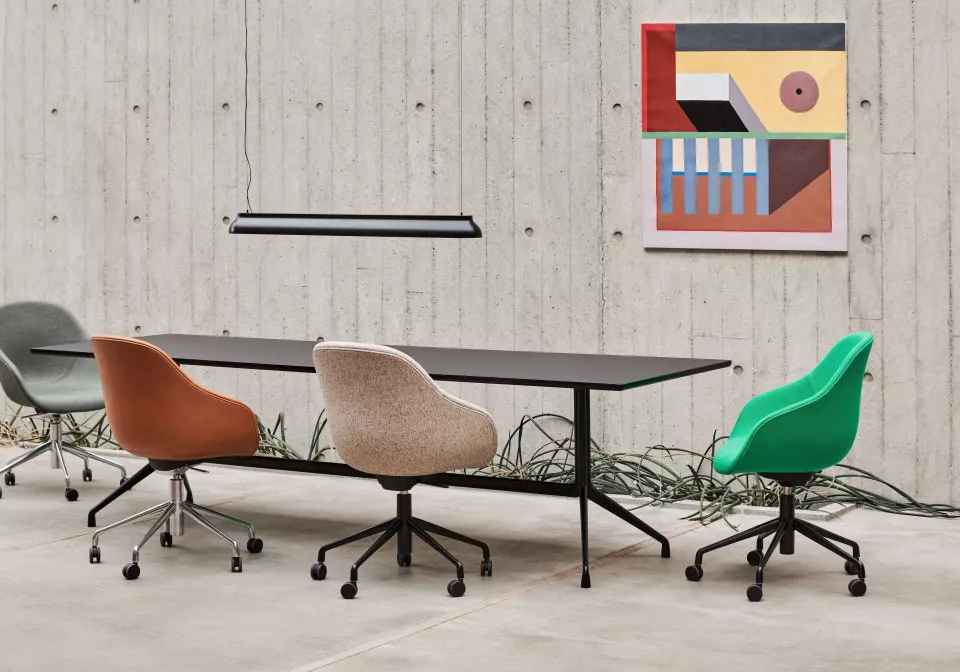 AAT 10 black linoleum Tabletop black frame PC Linear Soft black AAC 155 Vidar 932 black tilt swivel base