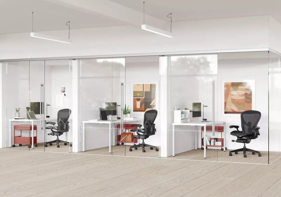 De Aeron-stoel van Herman Miller