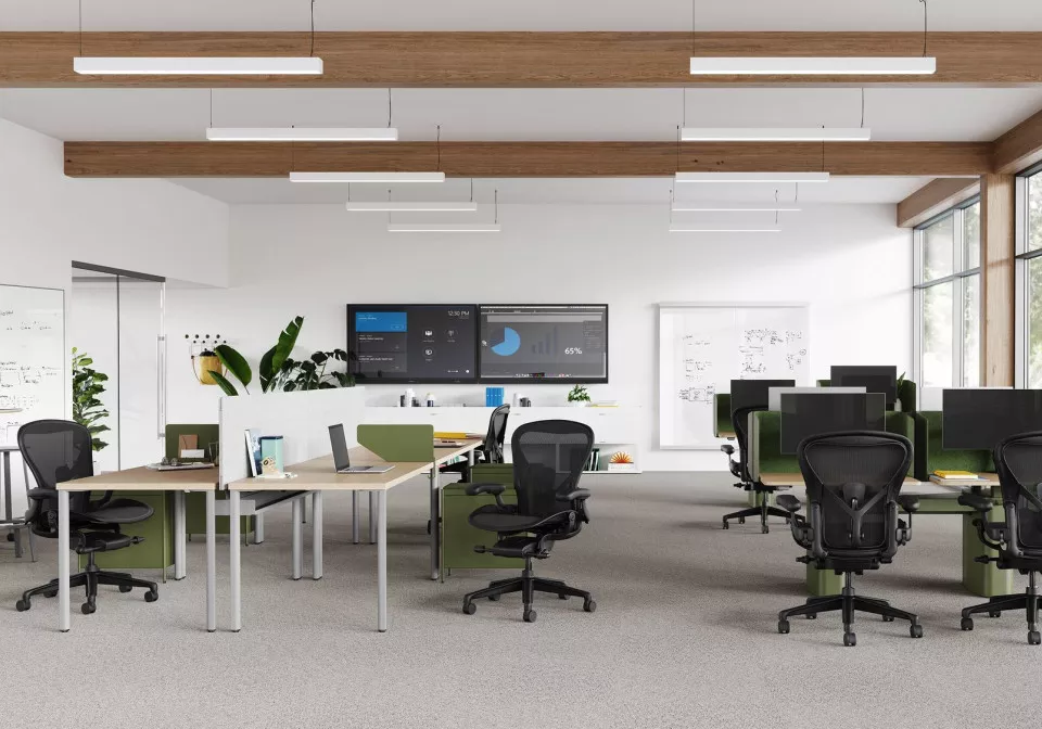 Een Herman Miller op kantoor