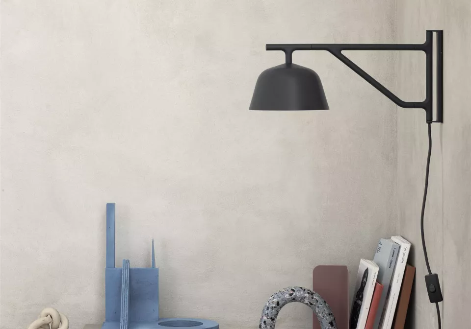 Ambit wall lamp black connect sofa remix 252 compile bookend Muuto org 150