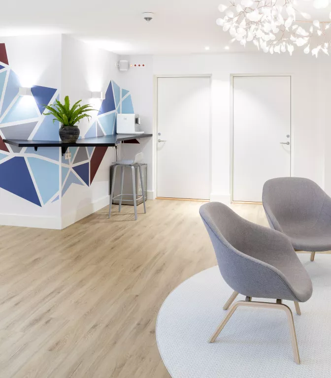 moderne projectinrichting
