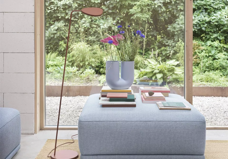 Connect soft module i rewool 718 kink light blue leaf floor lamp copper brown ply rug burnt orange muuto org 150 min