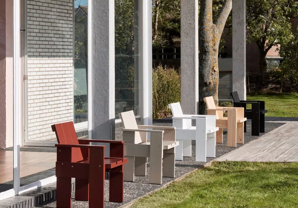Crate stoelen