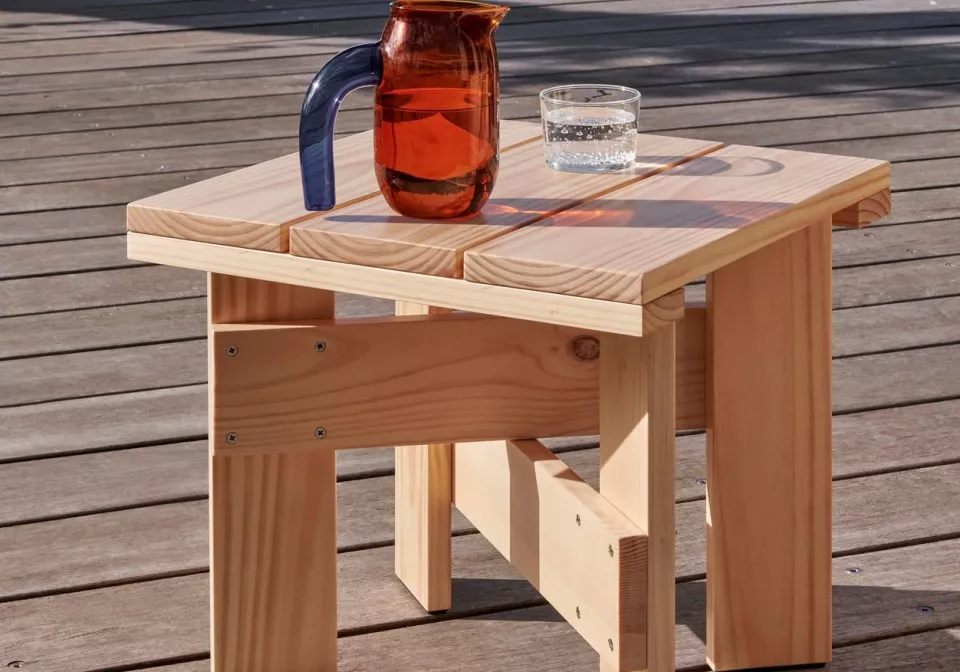 Crate lage tafel