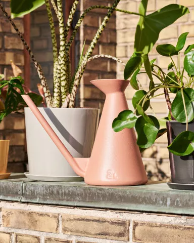 Botanical Family Watering Can terracotta 01 1
