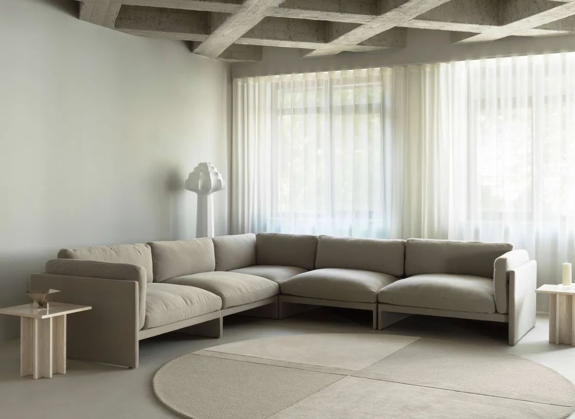 2025 Softy Modular Sofa 100 110 120 150 Level Rug Ø280 Warm Grey
