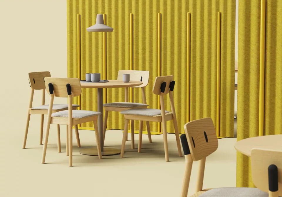 De Vorm Mute Room Divider H300326 02 detail with cups 3
