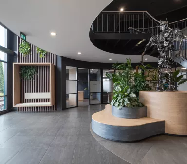 Brink Staalbouw kantoor entree