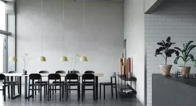 Workshop chair black 70 70 oak ambit o25 compile balance push corky Muuto