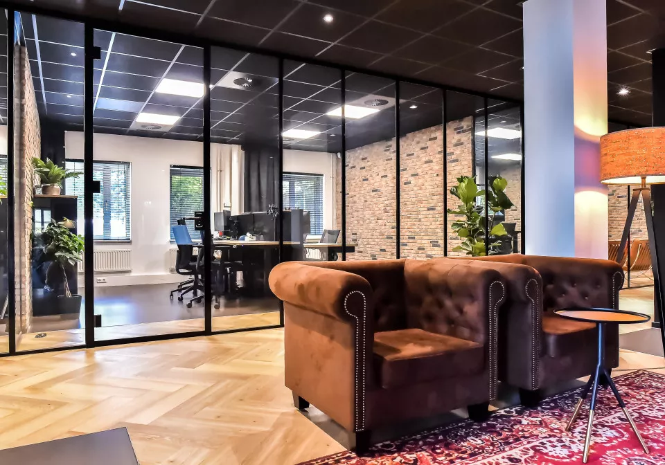 Industriele inrichting kantoor