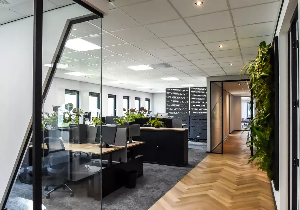 Functionele verlichting op kantoor
