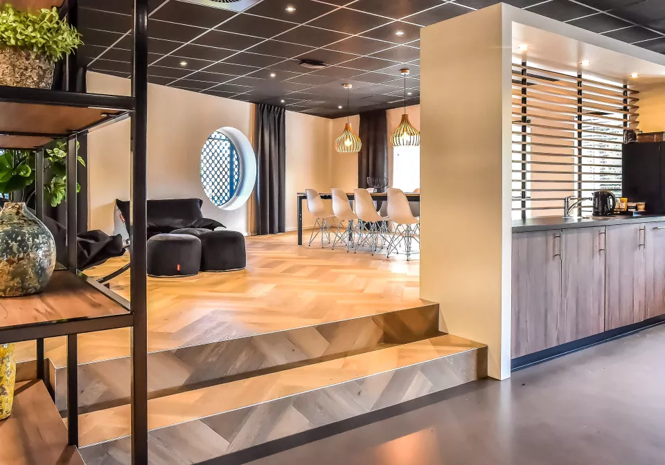 Kantoor met veel licht