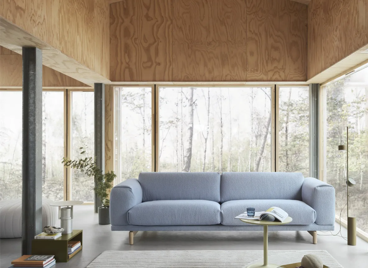 rest sofa 3 seater hearth 12 oak relevo rug off white soft side beige green set lamp stacked brown green post floor muuto org 150 1