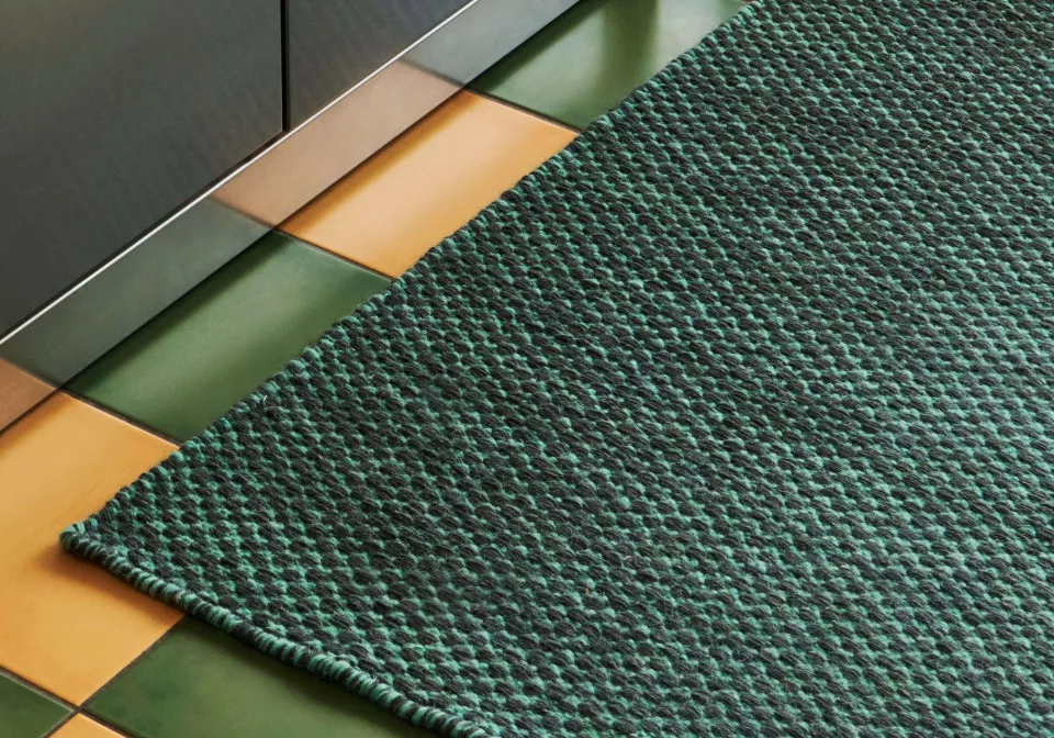 Moire Runner emerald green