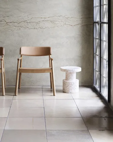 2021 Timb Armchair Lounge Uph Tan Ultra Camel Bit Stool White 02
