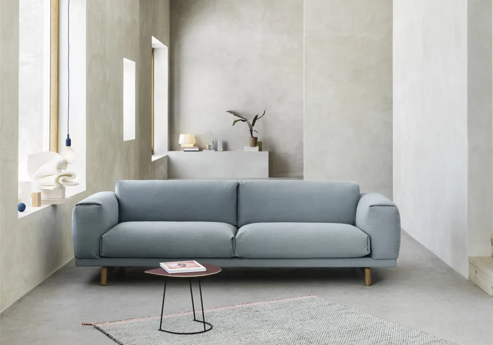 Rest 3 seater Strio 713 Airy half Plum E27 Pale Blue Cosy In White Mimic Nude Ply Org 150 v2