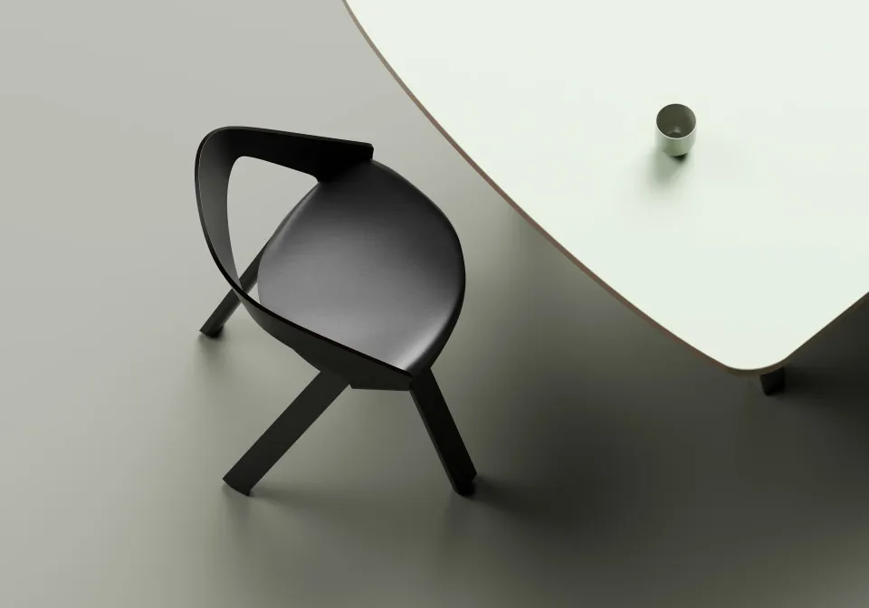 Setting Rove Black Minimal Olive
