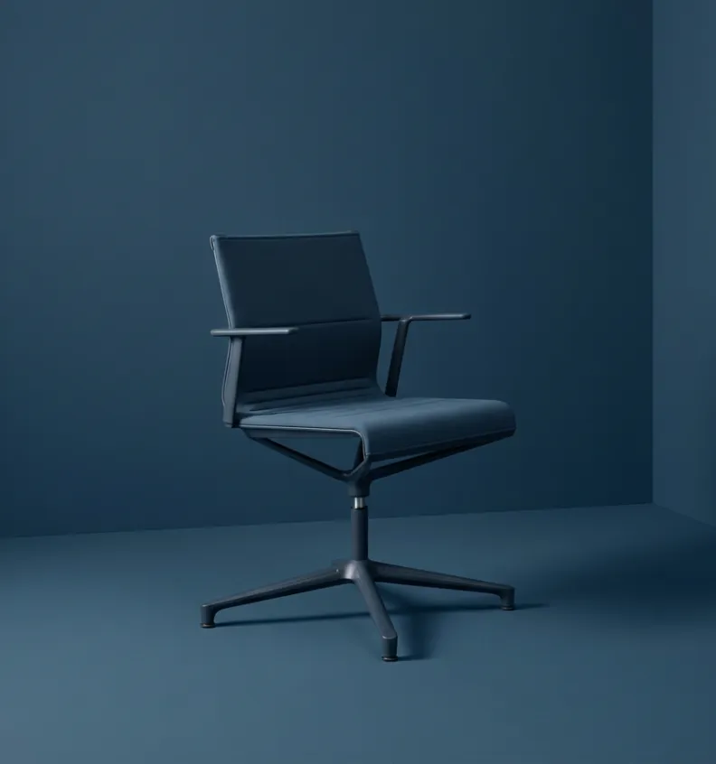 Colour the world vergaderstoel blauw