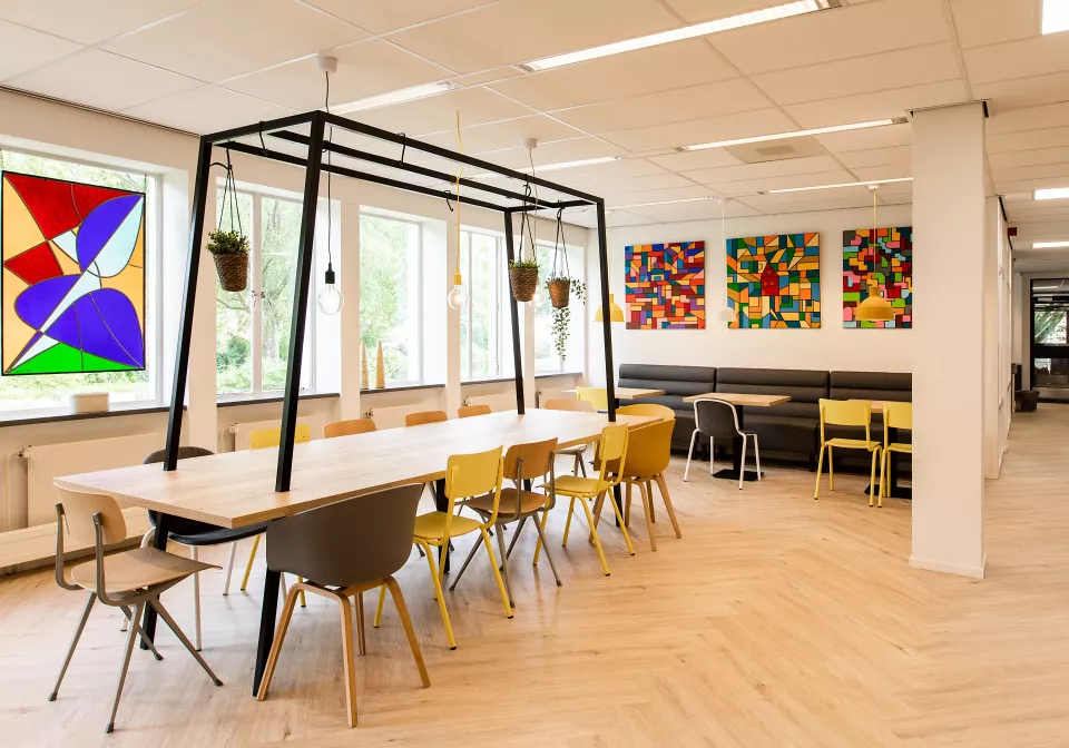 Kleurrijk scandinavische inrichting