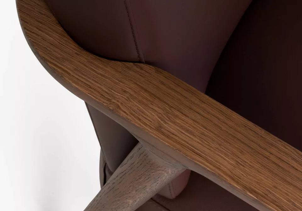 Zio Lounge Chair Spectrum Brown Cinnamon Detail 03 1