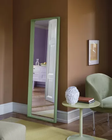 arced mirror light green soft side beige green varjo yellow oslo 1 seater allure leather jade chrome muuto org 150