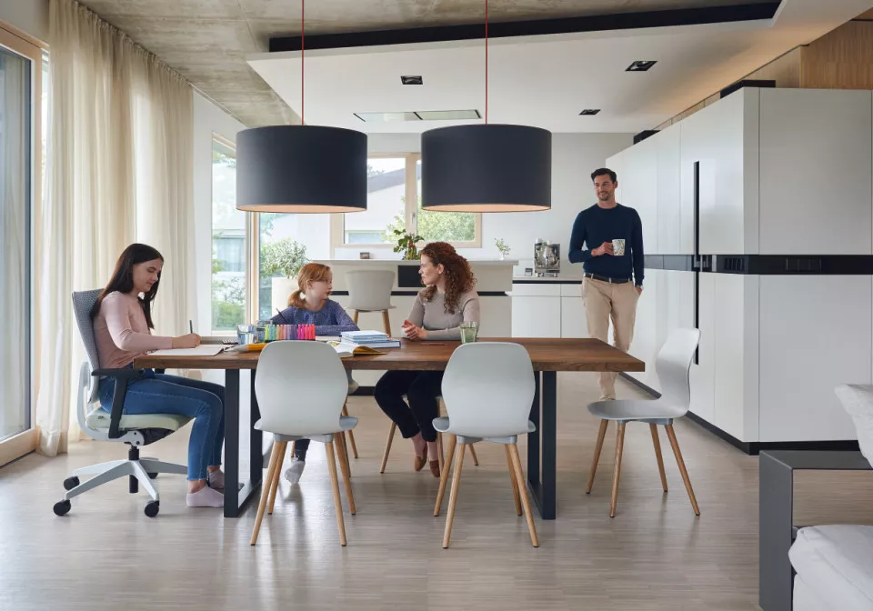 Moderne eetkamer