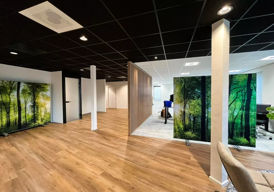 scheidingswanden op kantoor