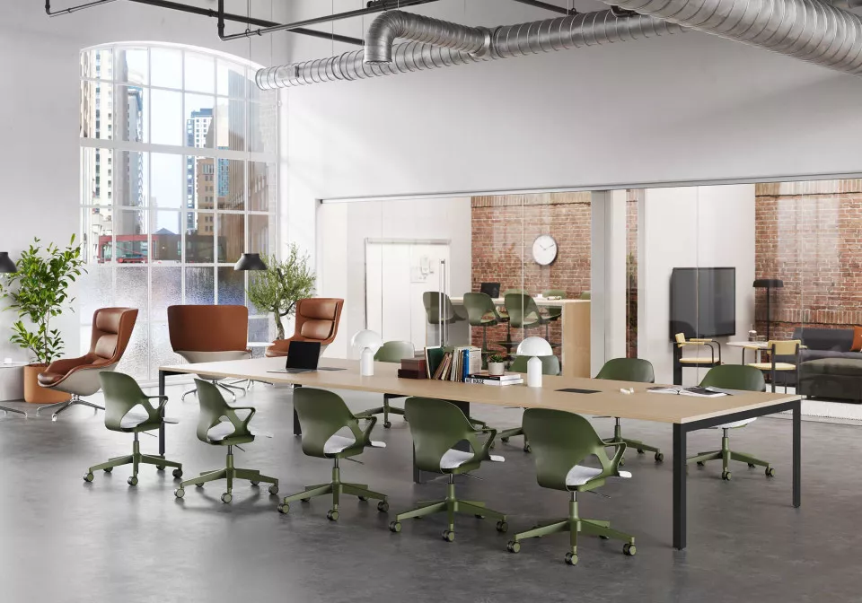 Zeph stoel in projectinrichting Herman Miller