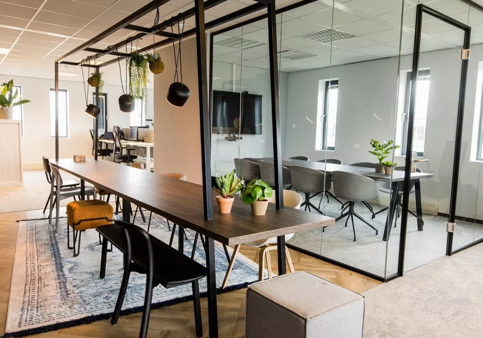 Moderne kantoorinrichting