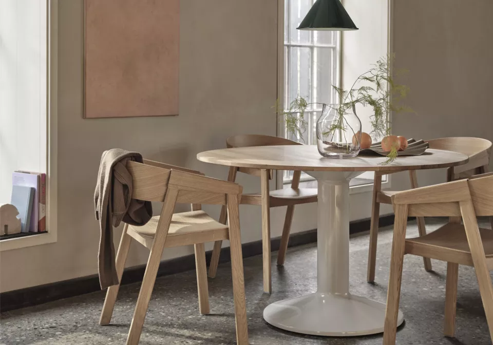 midst table oak grey 120 cover armchair top pendant 28 dark green silent vase clear 20 wave tray muuto org 150 1