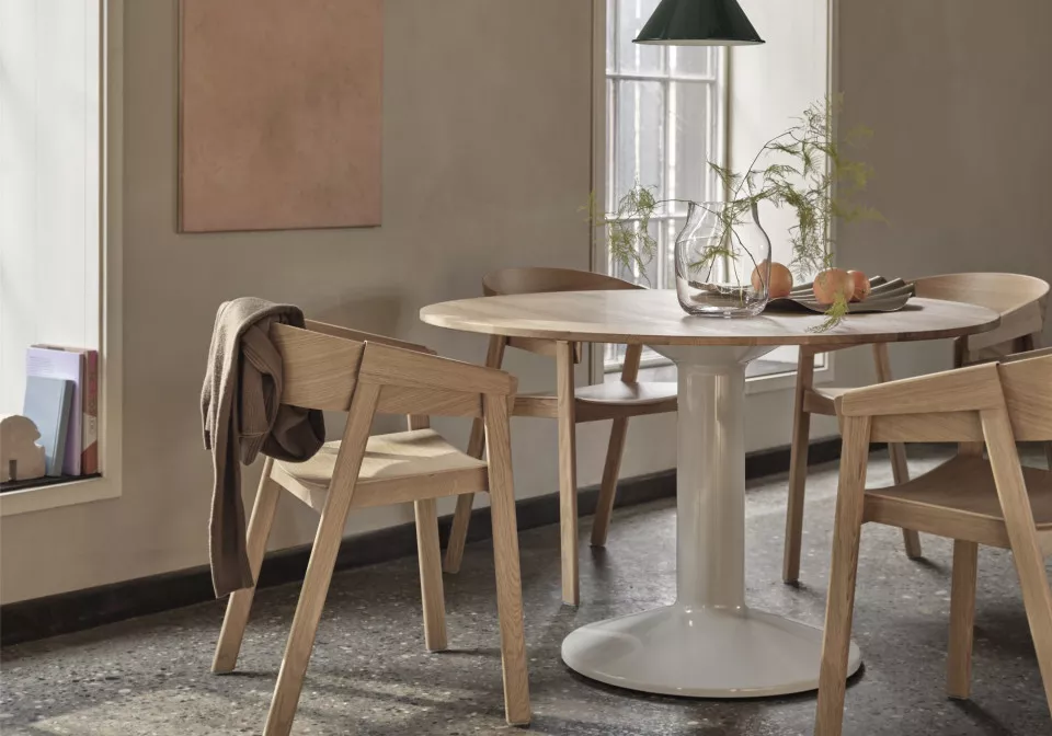 midst table oak grey 120 cover armchair top pendant 28 dark green silent vase clear 20 wave tray muuto org 150