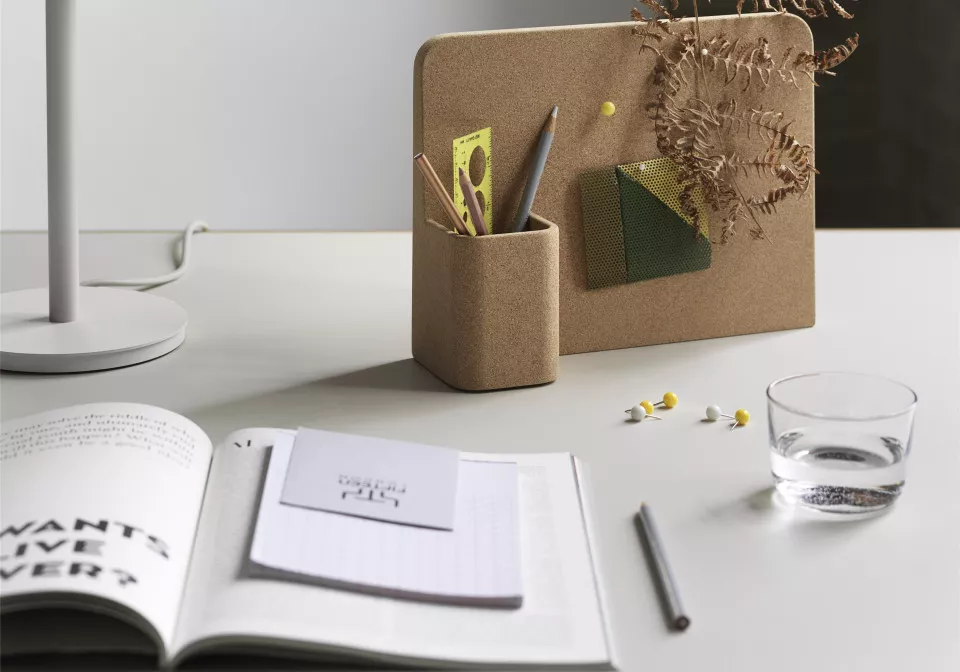 Overzicht op je bureau met Muuto
